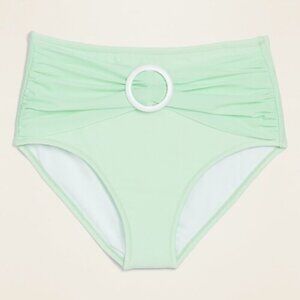 NEW Old Navy Mint High-Waisted Belted O-Ring Swim Bottoms Size XS
